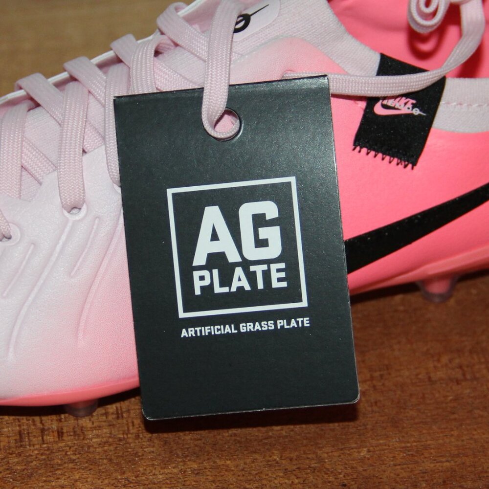 Nike Tiempo Legend 10 Pro AG Soccer Cleats Men 6 6.5 Women 7.5 8 Pink Foam - Picture 7 of 7